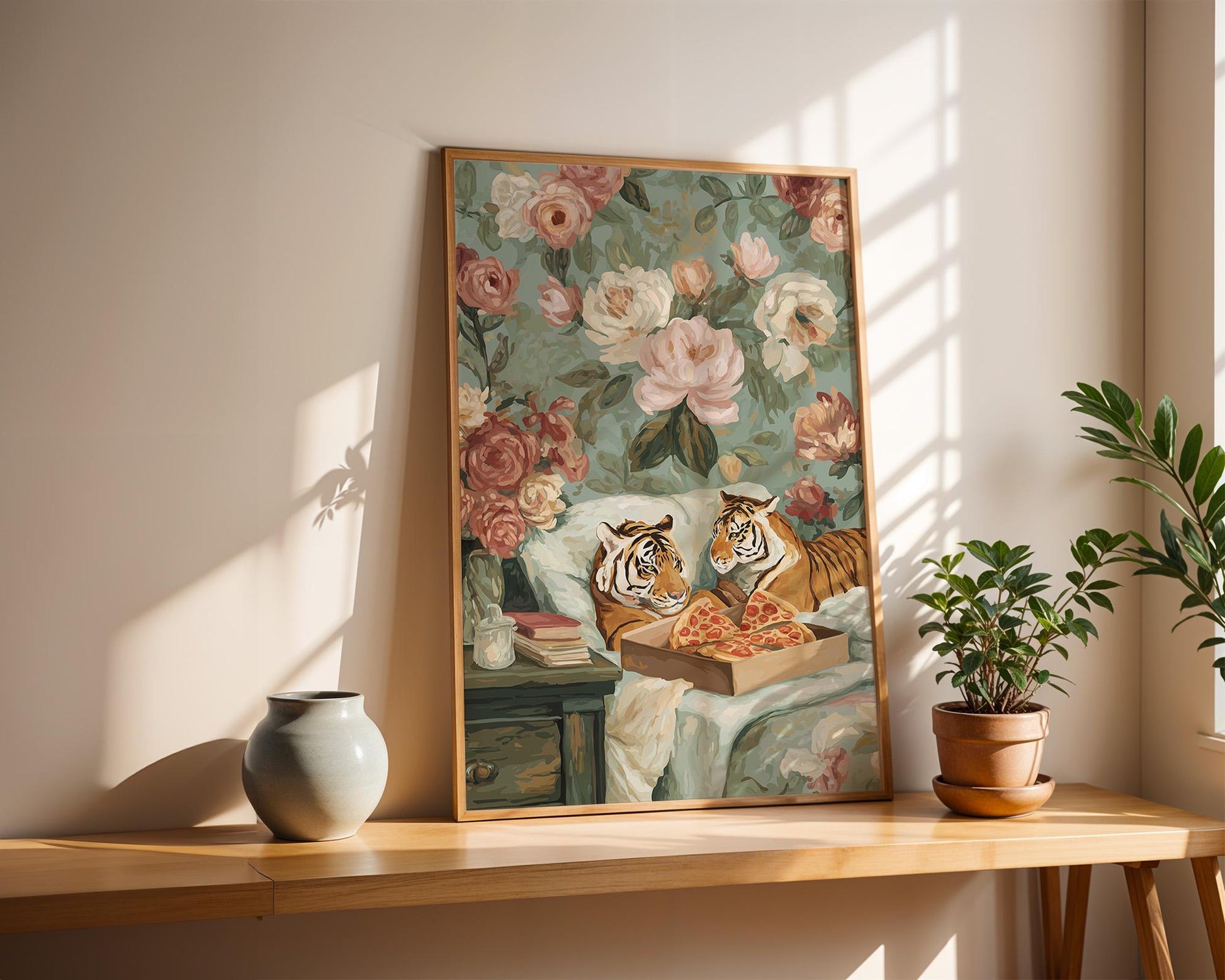 Dopamine Decor | Tiger Dopamine Decor Art