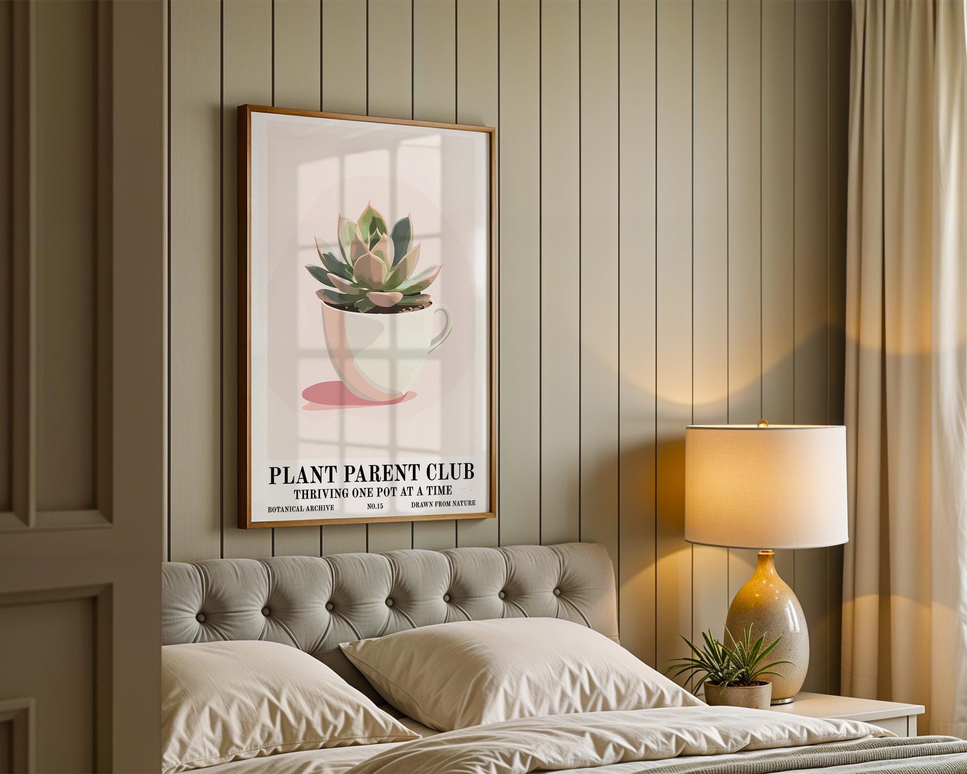 Flower Wall Decor | Minimalistic Plant Decor