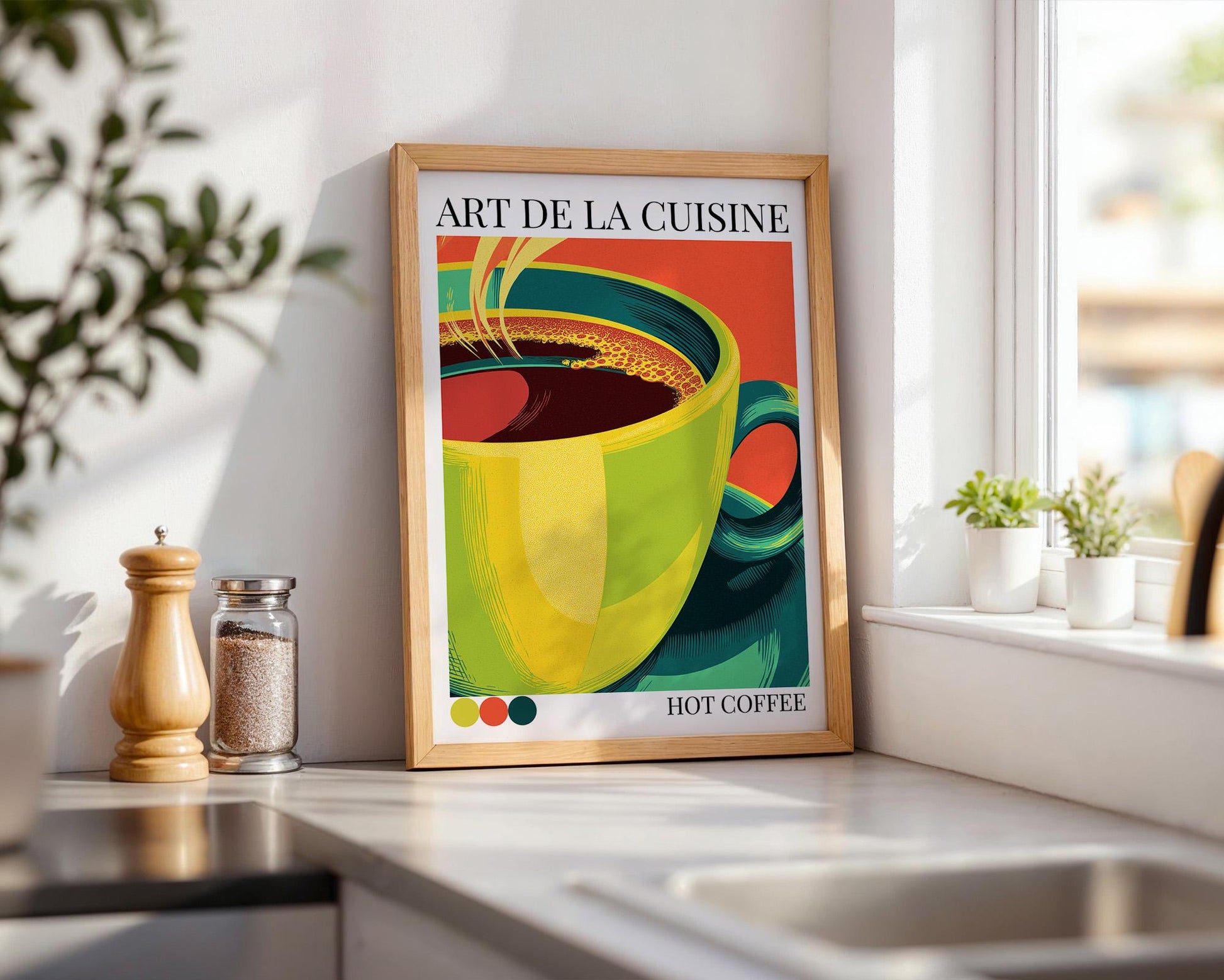 Kitchen Wall Art | Coffee Art Print