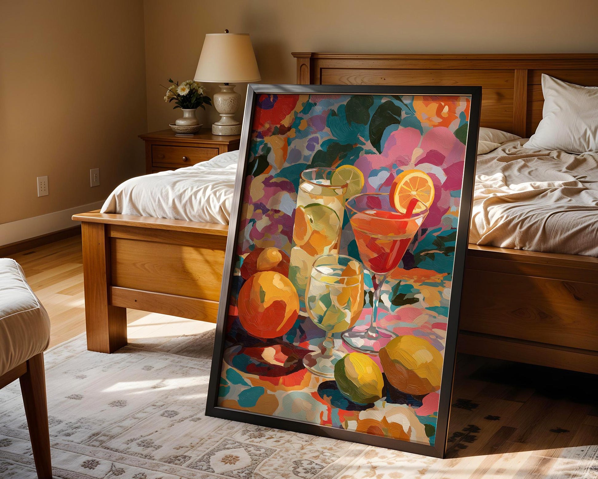 Dopamine Decor | Retro Floral Wall Art