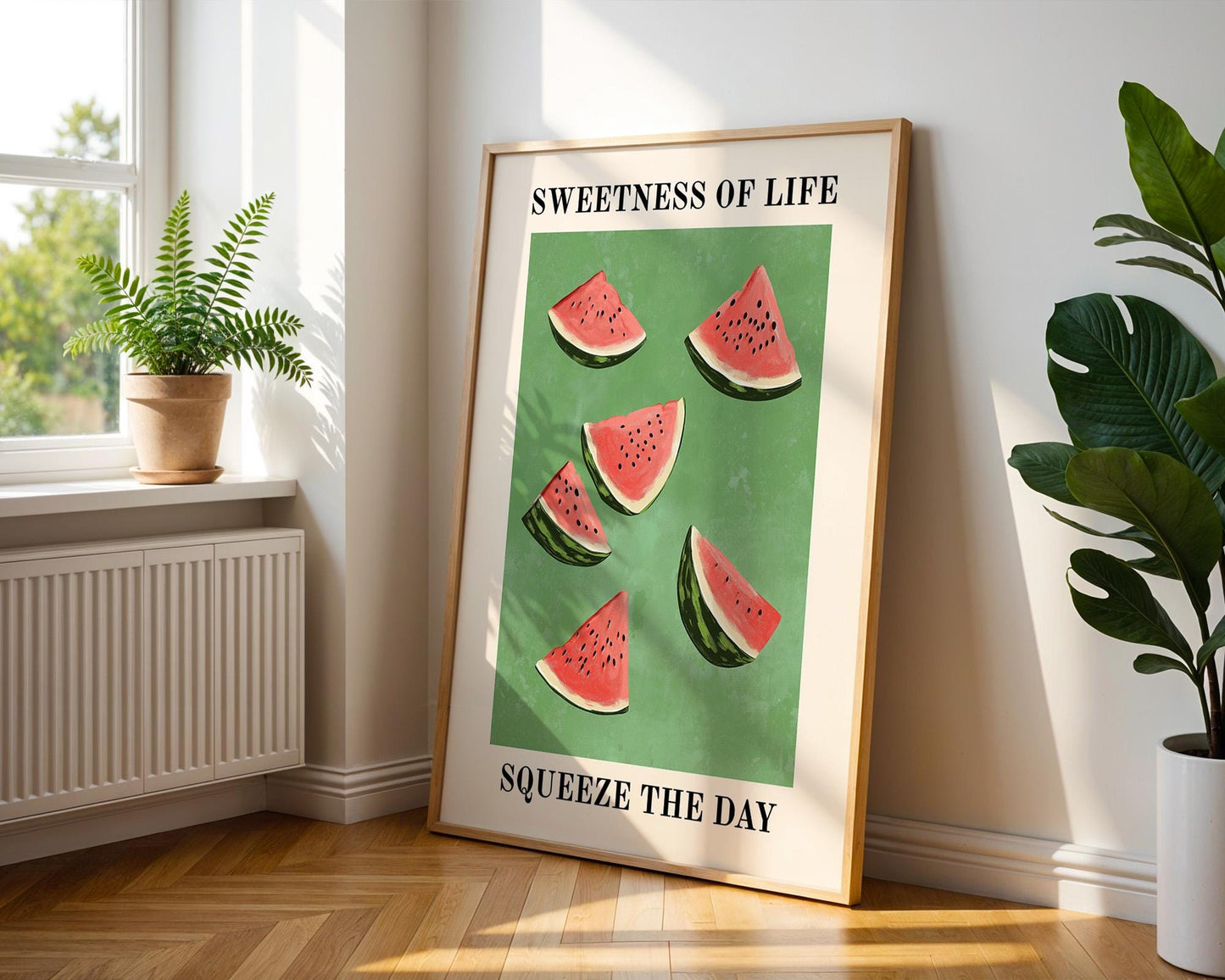 Kitchen Wall Art | Watermelon Modern Kitchen Wall Art