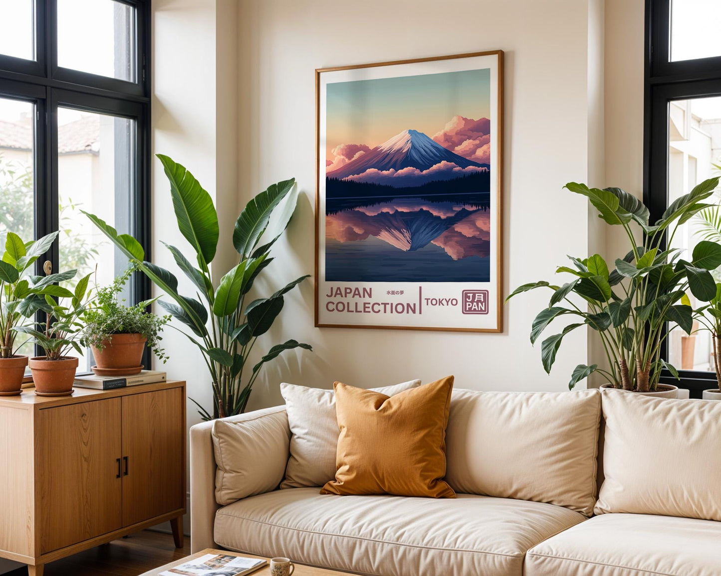 Japanese Wall Art | Mount Fuji Sunset Print
