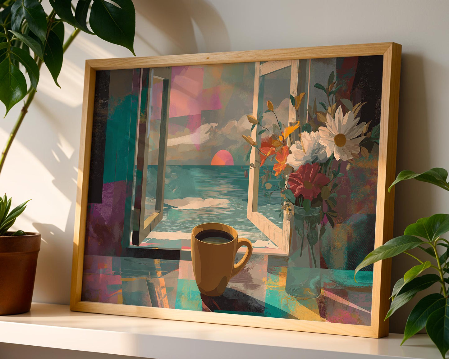 Dopamine Decor | Abstract Floral Print