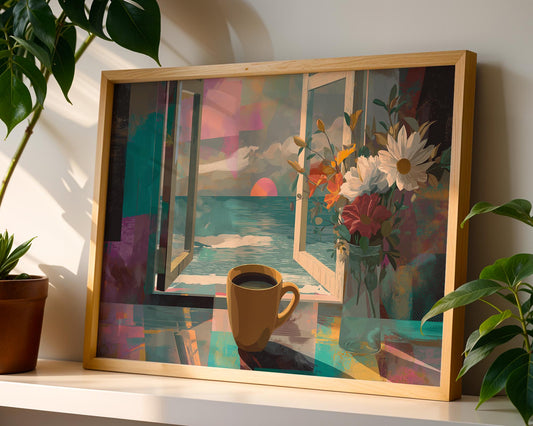 Dopamine Decor | Abstract Floral Print