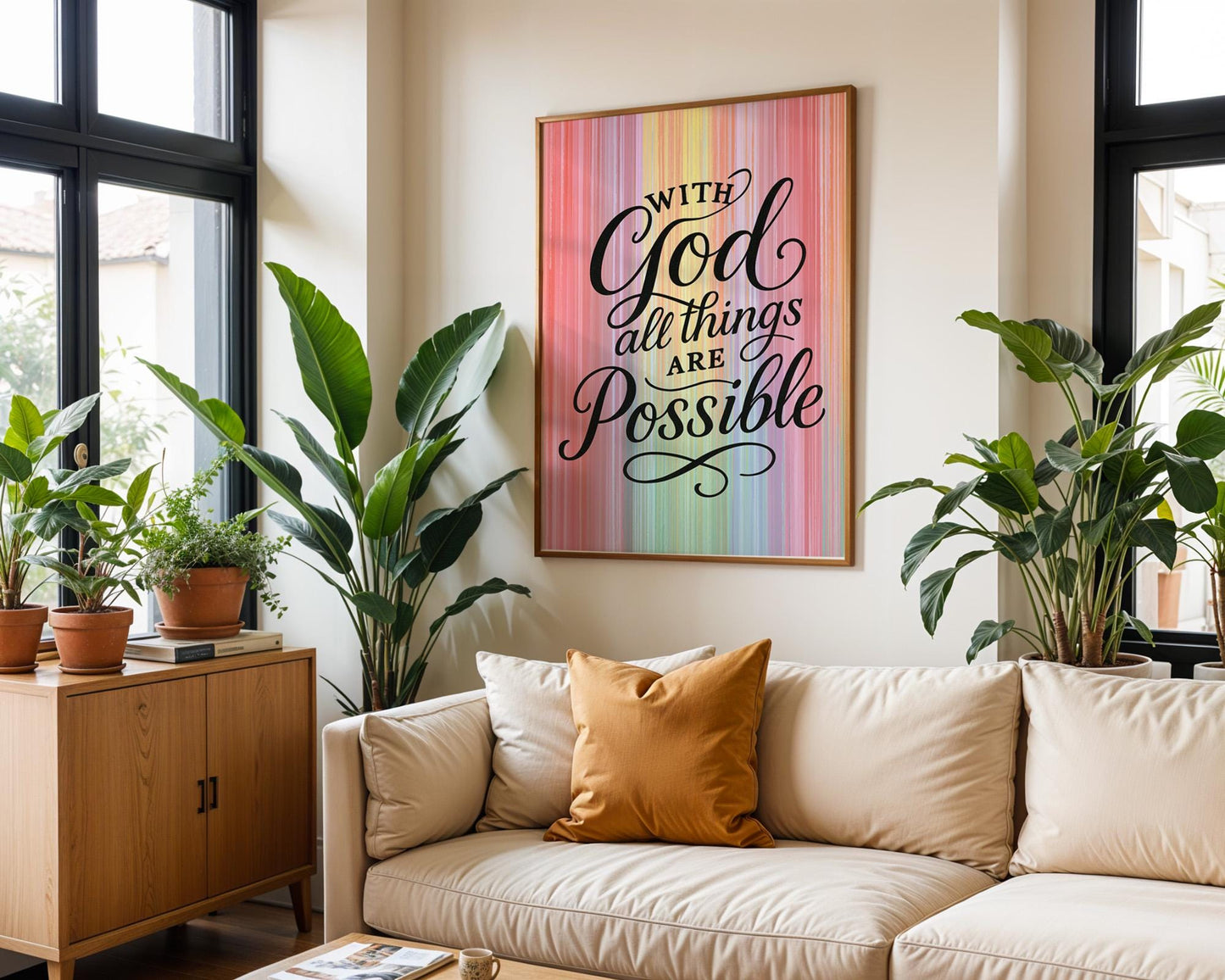 Christian Wall Art | Bible Verse Poster