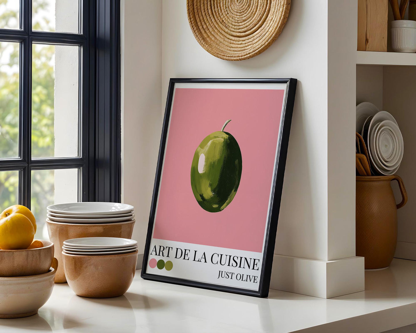 Kitchen Wall Art | Olive Art Print
