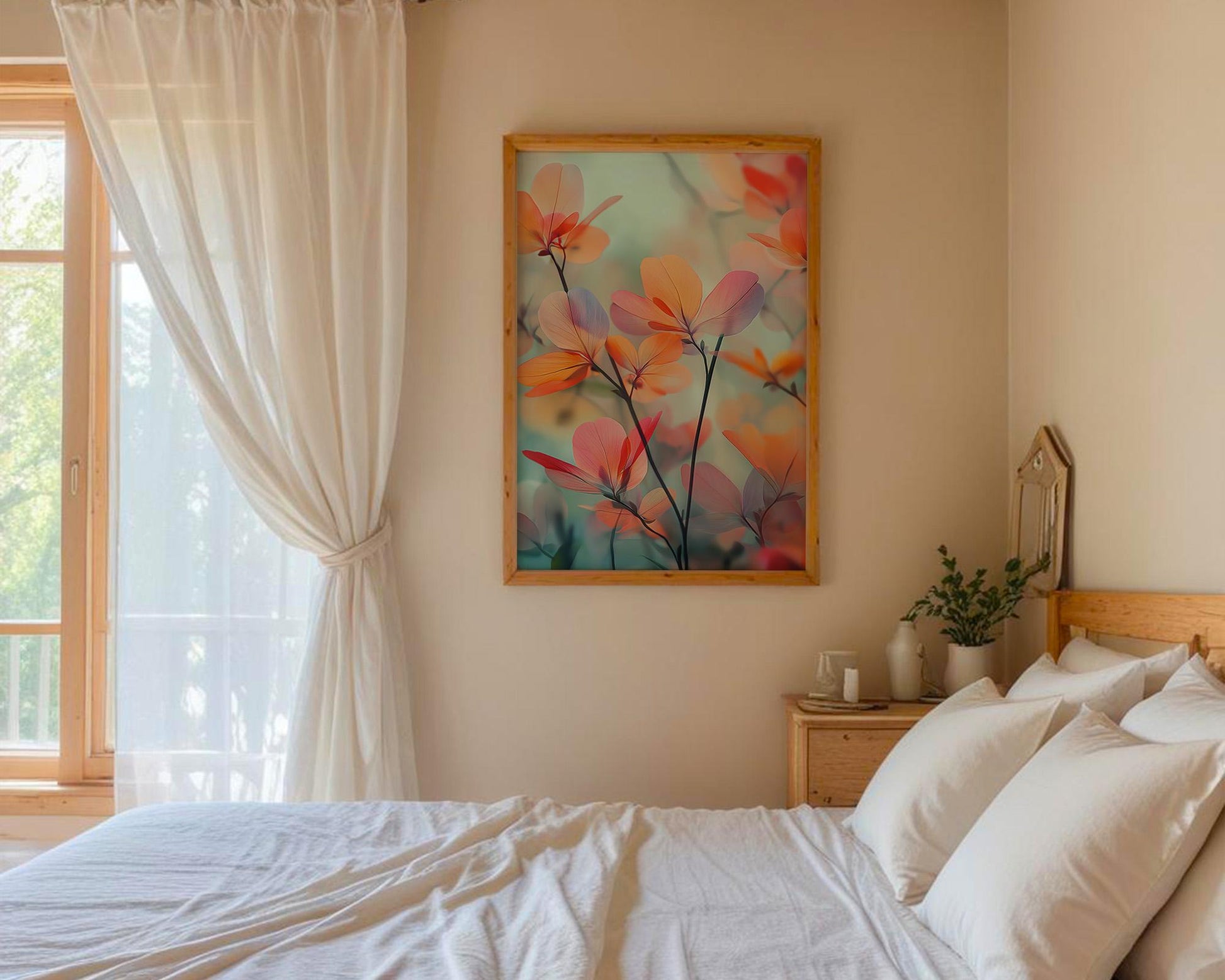Gallery Wall Art | Abstract Floral Poster