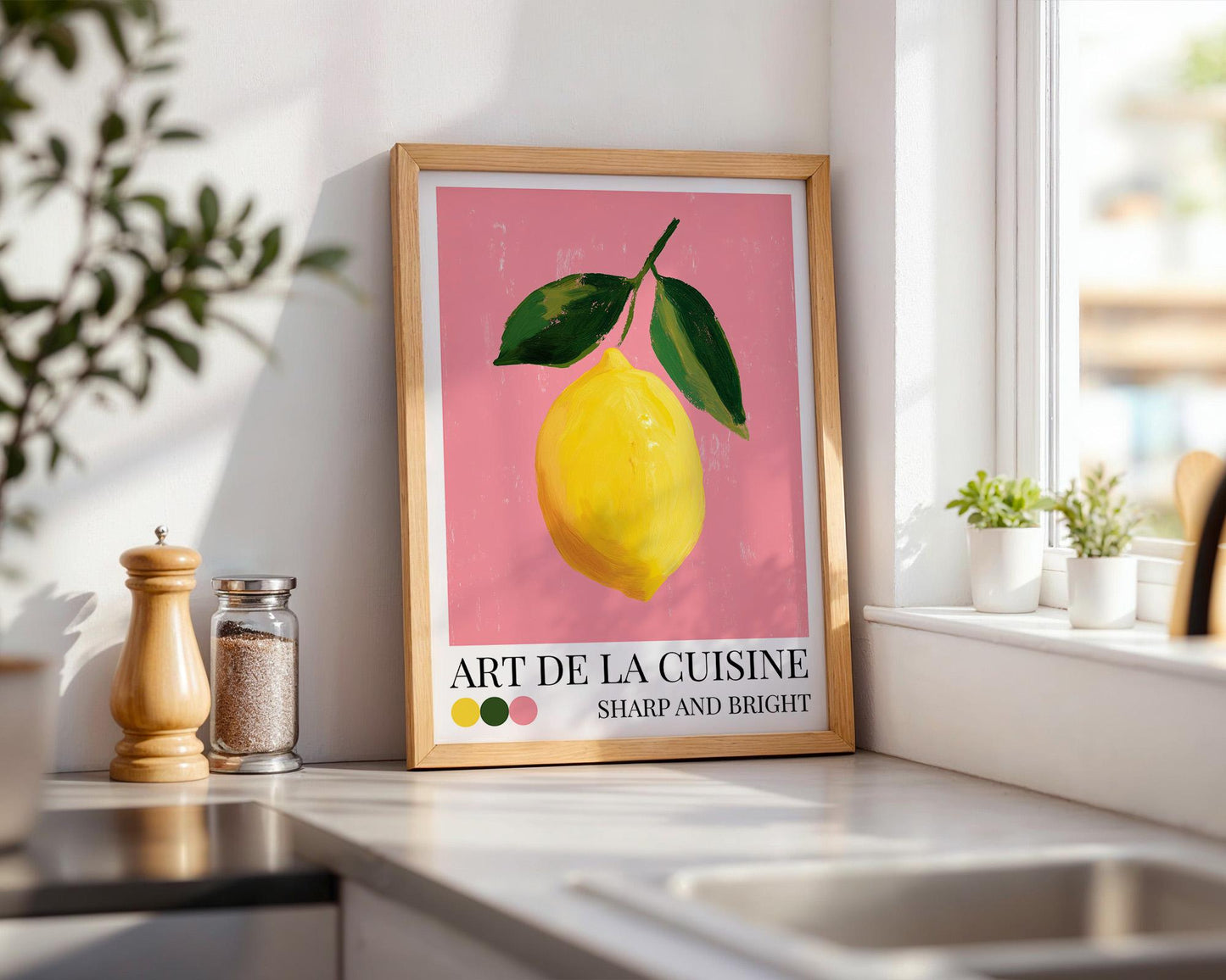 Kitchen Wall Art | Lemon Wall Art