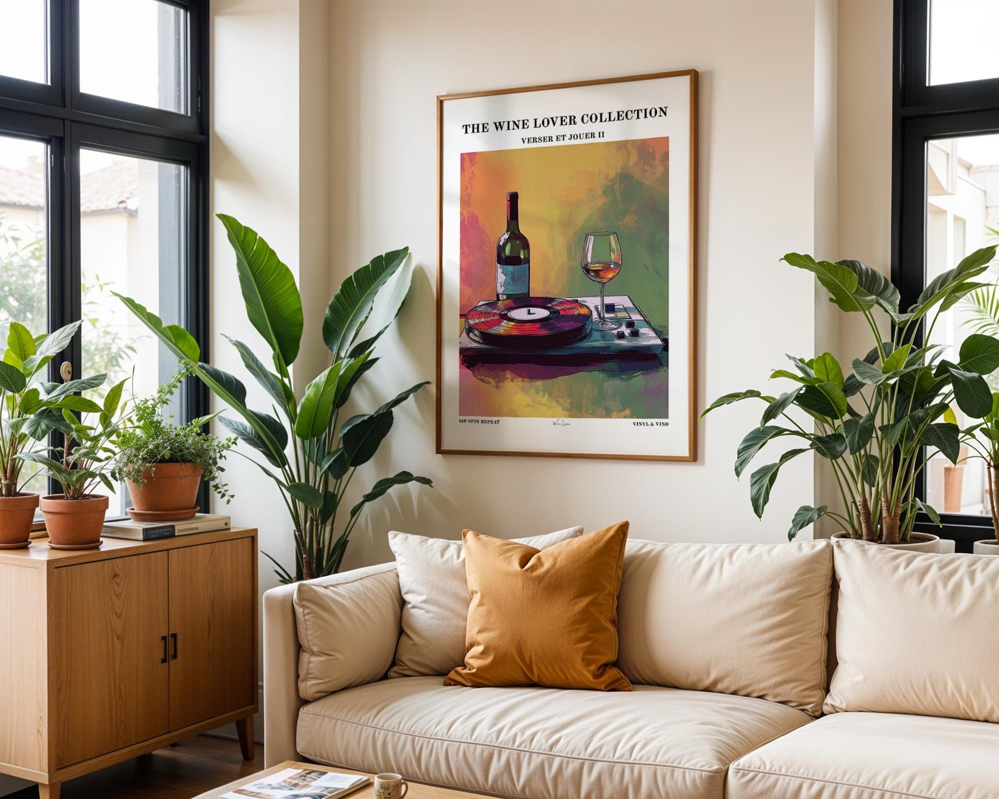 Kitchen Wall Art | Modern Vinyl Record Poster