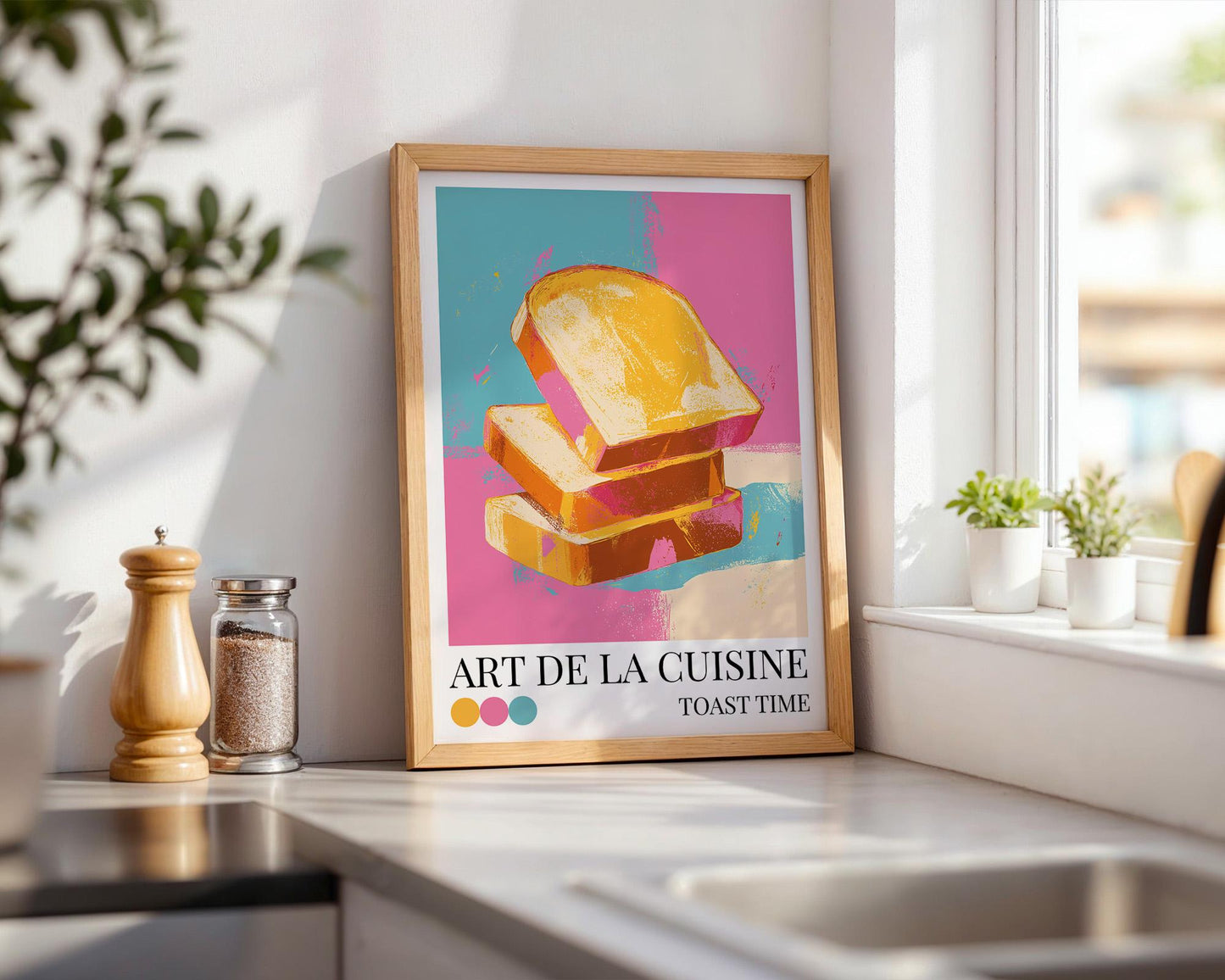 Kitchen Wall Art | Toast Art Print