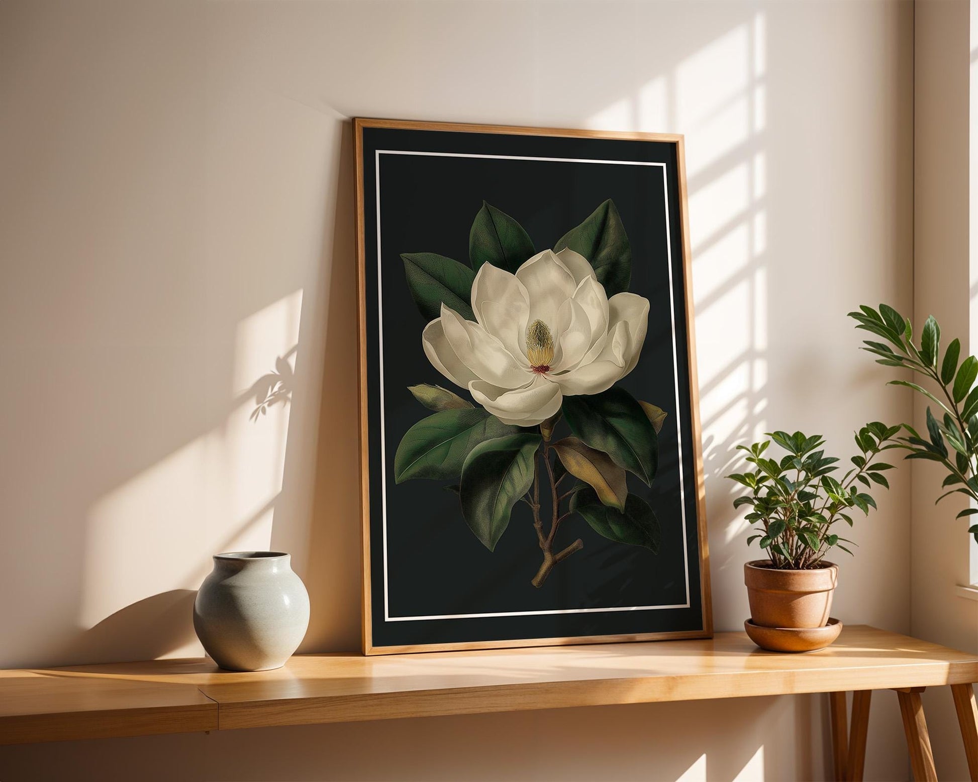 Flower Wall Decor | Magnolia Flower Art