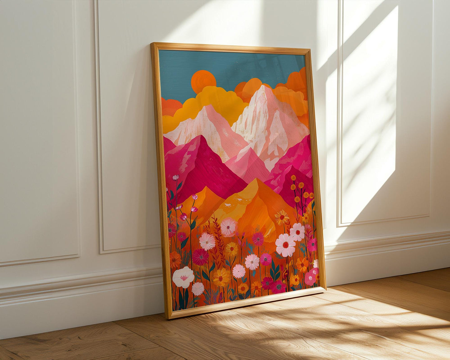 Dopamine Decor | Abstract Landscape Art Print