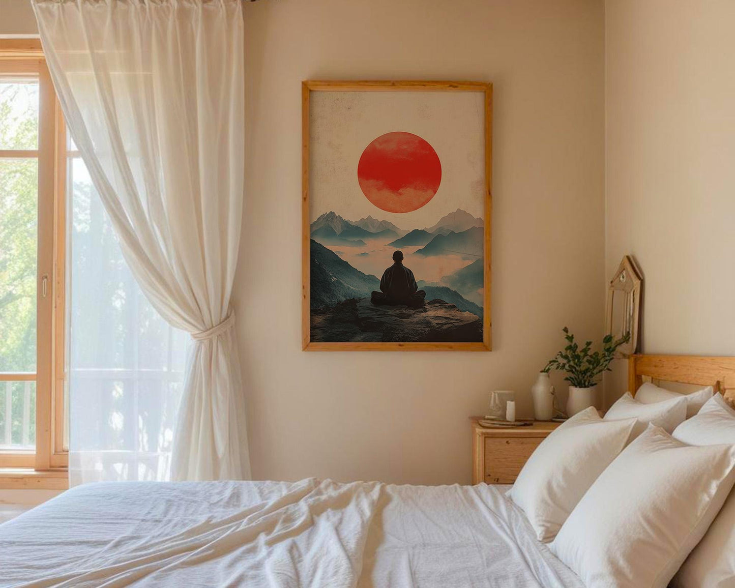 Japanese Wall Art | Japanese Mountain Poster