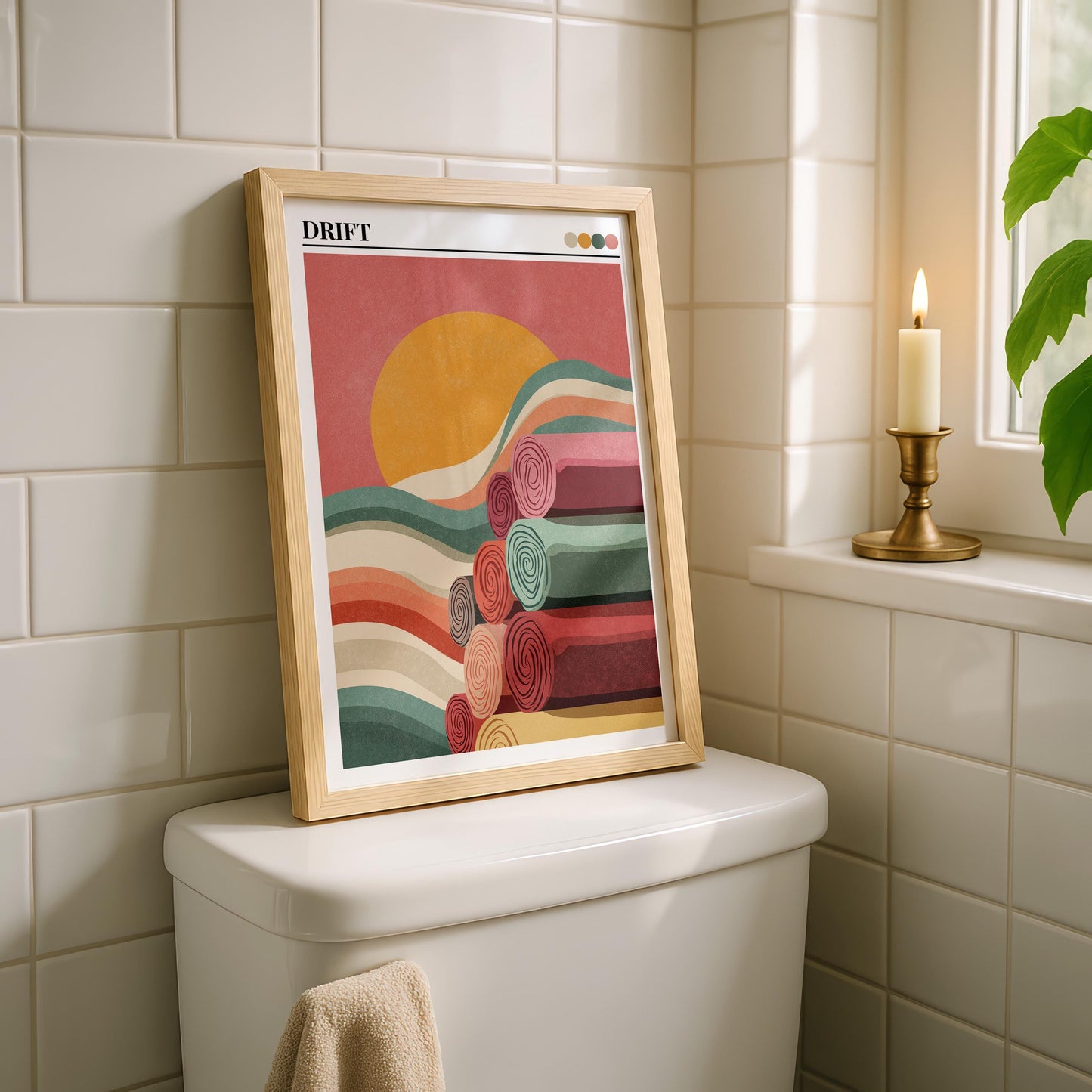 Bathroom Wall Art | Maximalist Wall Art Print