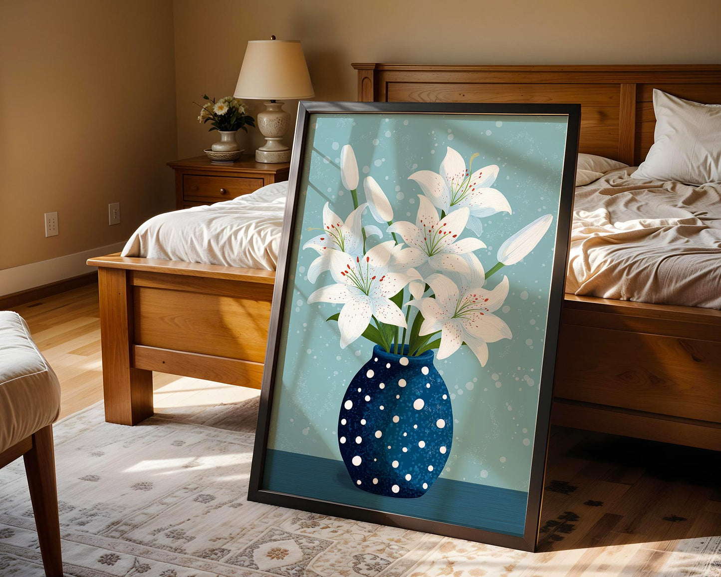 Flower Wall Decor | Lily Flower Poster