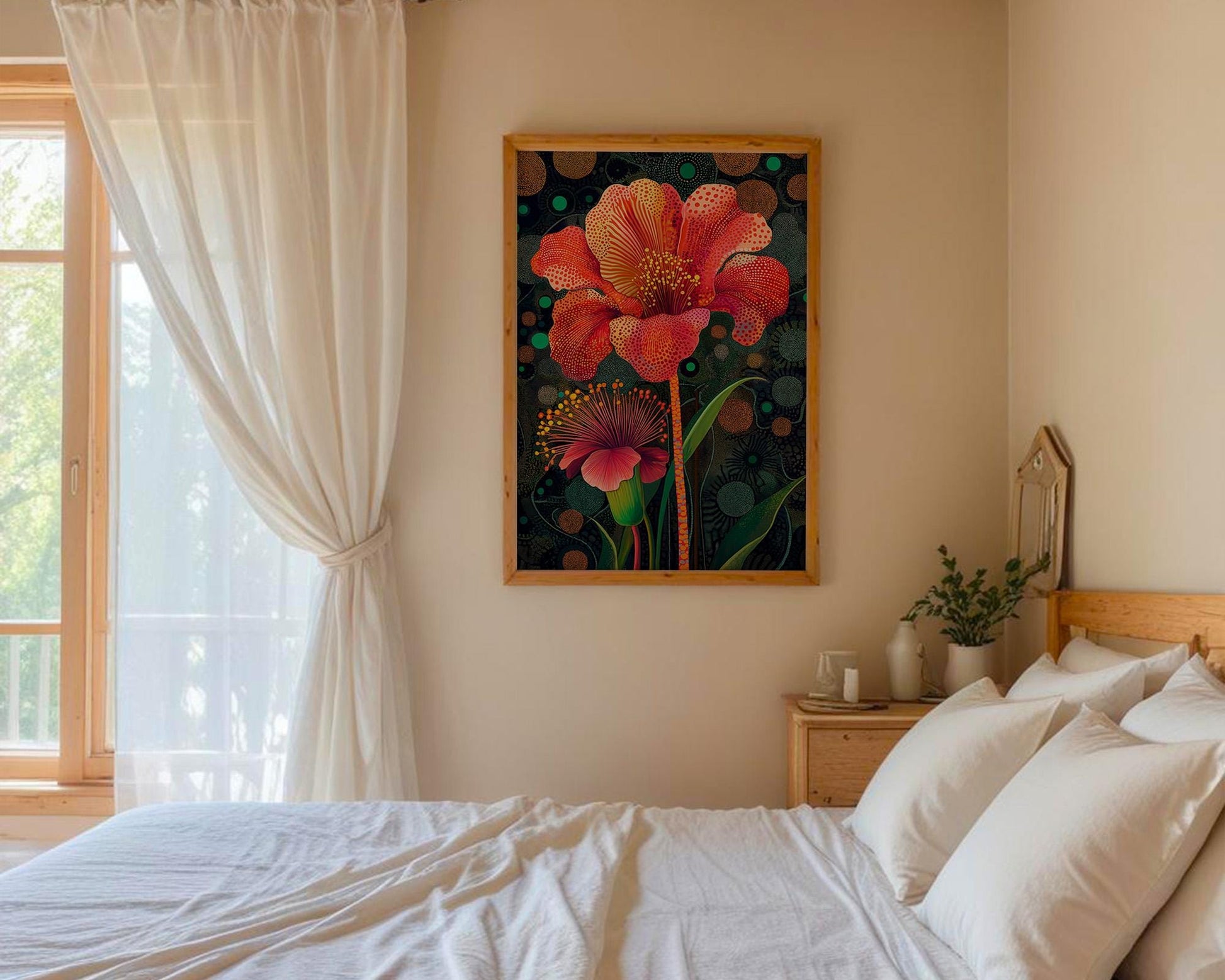 Japanese Wall Art | Japanese Floral Print