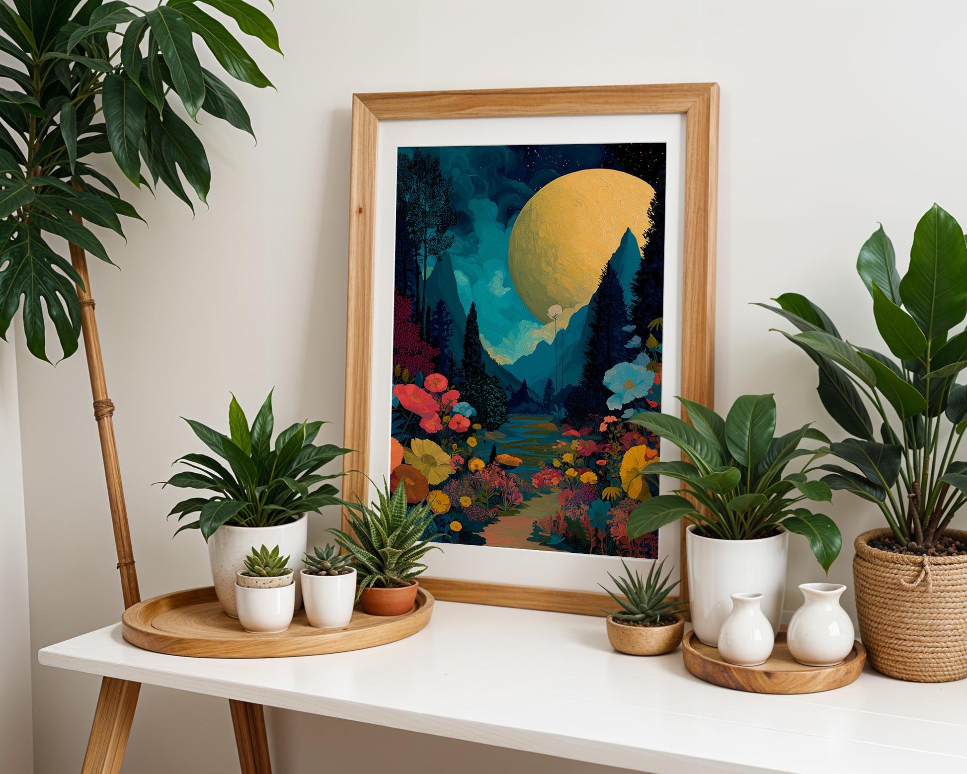 Dopamine Decor | Abstract Surreal Night Print
