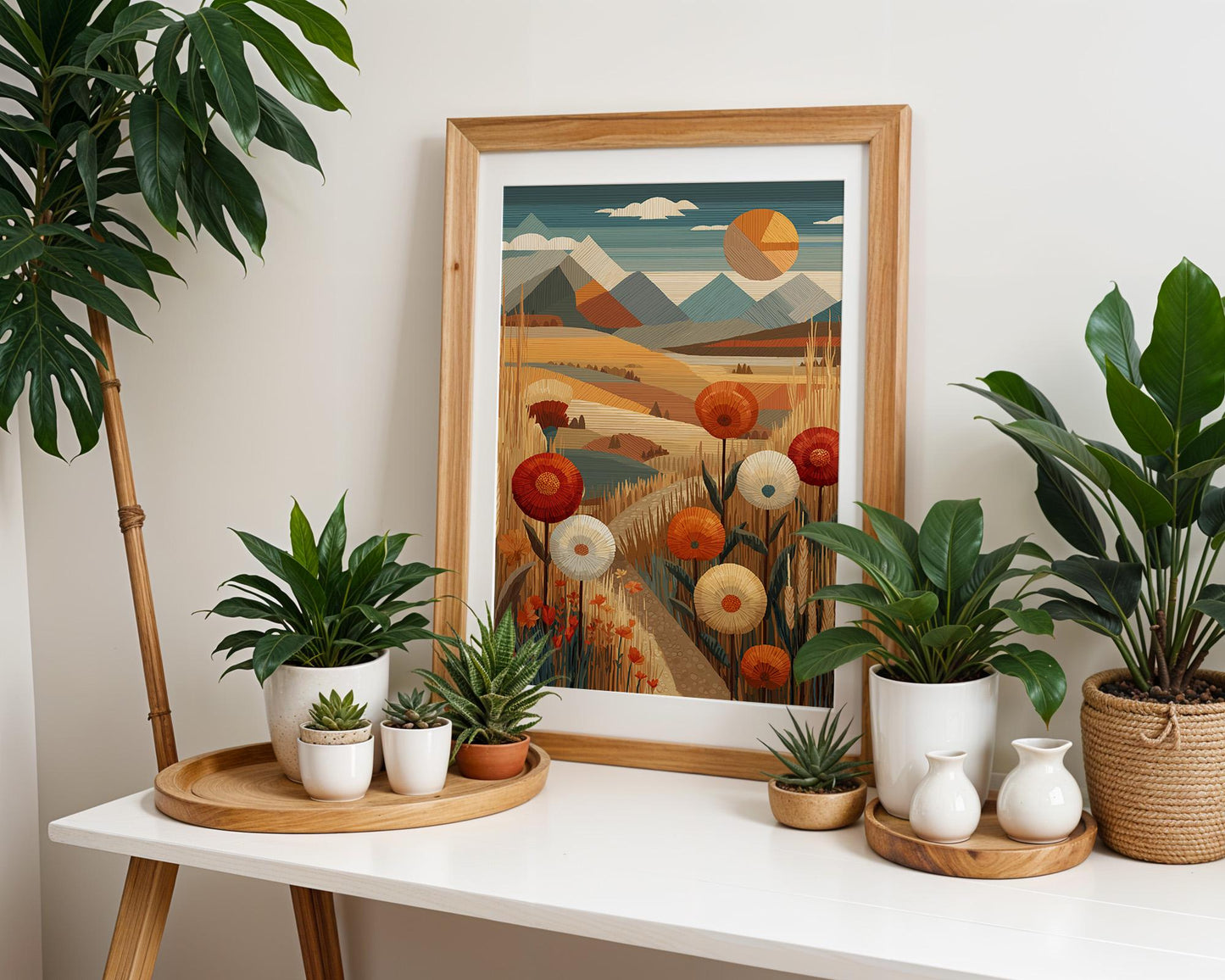 Dopamine Decor Print | Abstract Boho Sun Poster