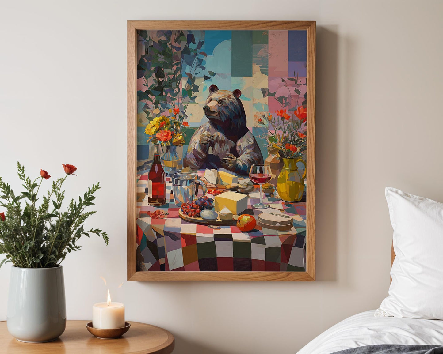 Dopamine Decor | Bear Maximalist Poster