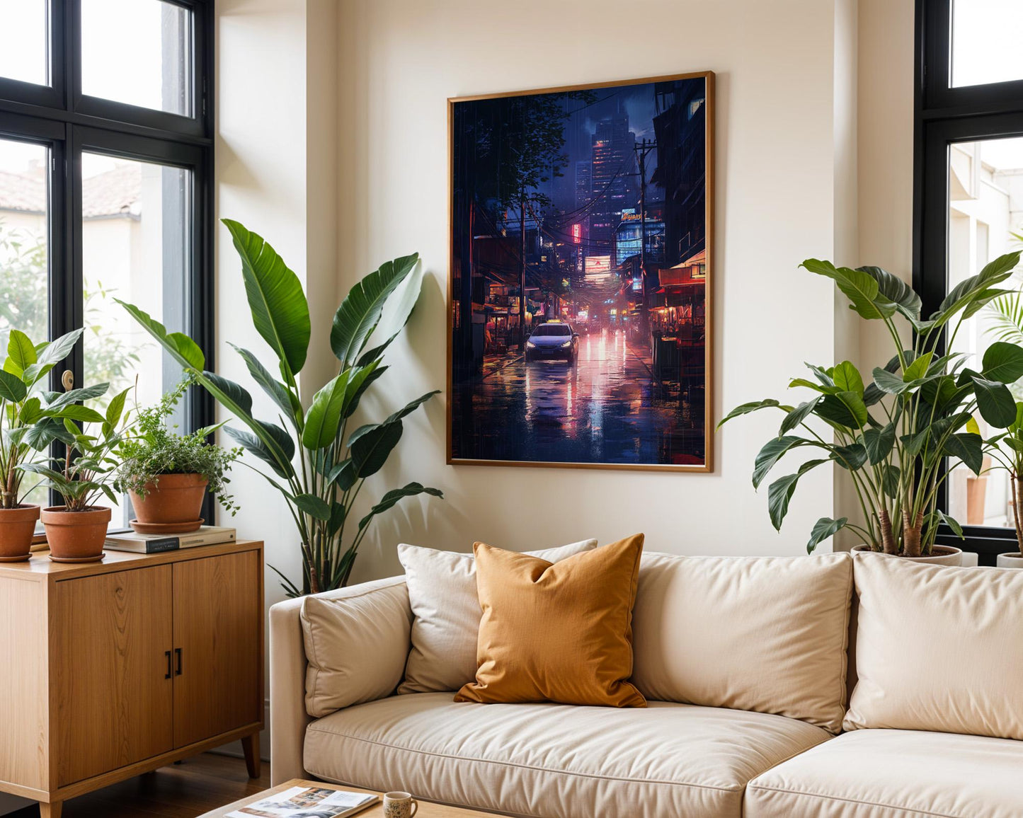 Japanese Wall Art | Japanese Cityscape Poster