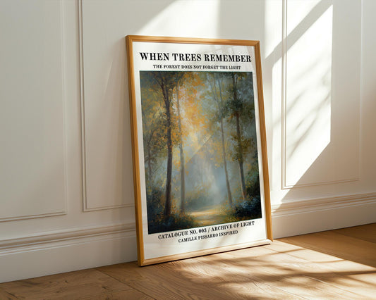 Gallery Wall Art | Vintage Forest Decor