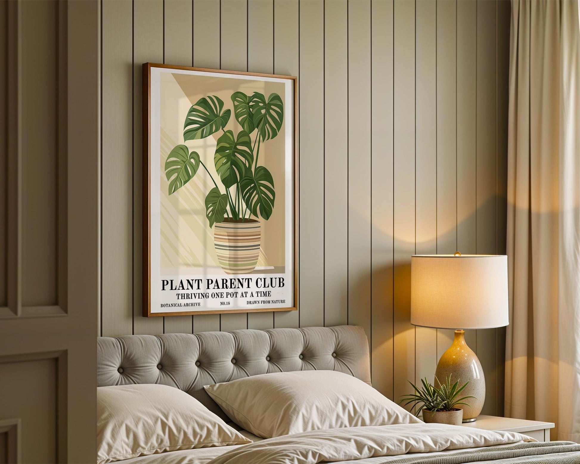 Flower Wall Decor | Monstera Plant Poster
