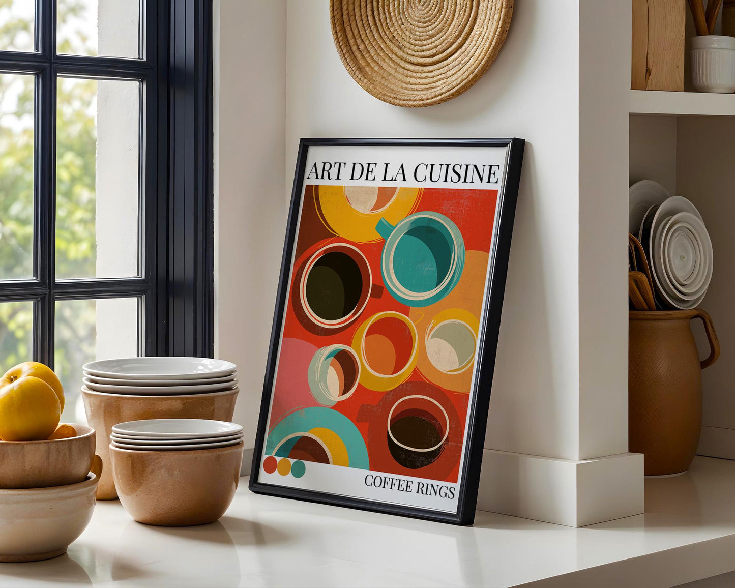 Kitchen Wall Art | Coffee Rings Wall Art