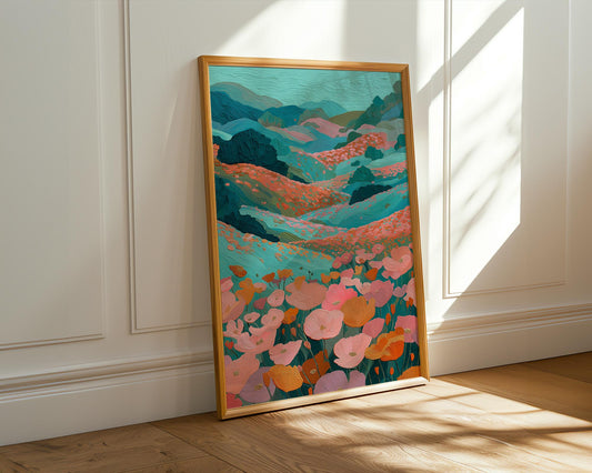 Dopamine Decor | Abstract Floral Print