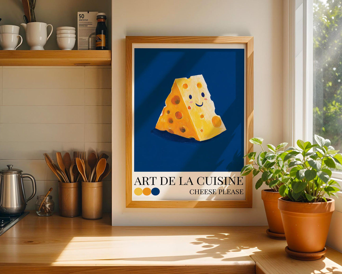 Kitchen Wall Art | Cheese Art Print
