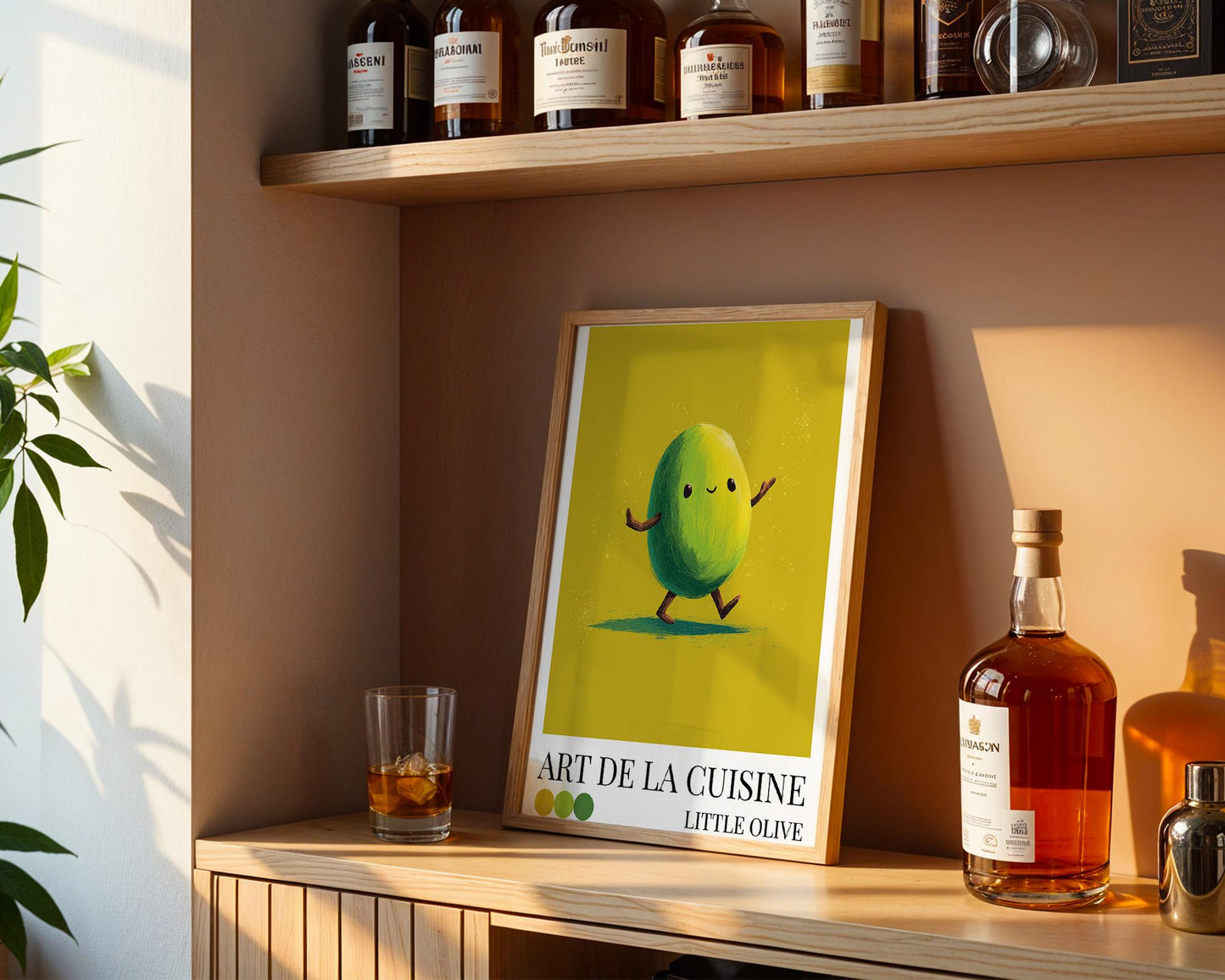 Kitchen Wall Art | Dopamine Olive Art Print