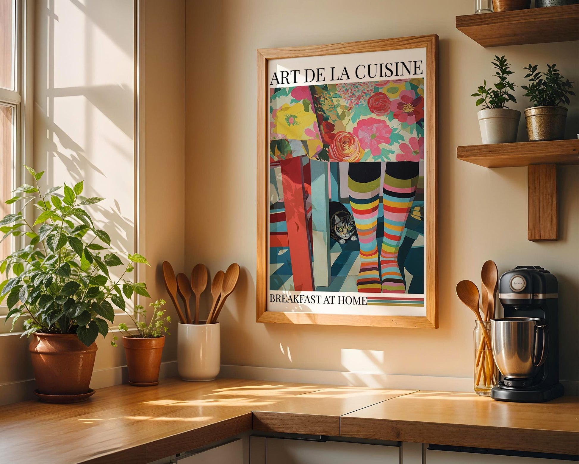 Kitchen Wall Art | Cat Kitchen Art