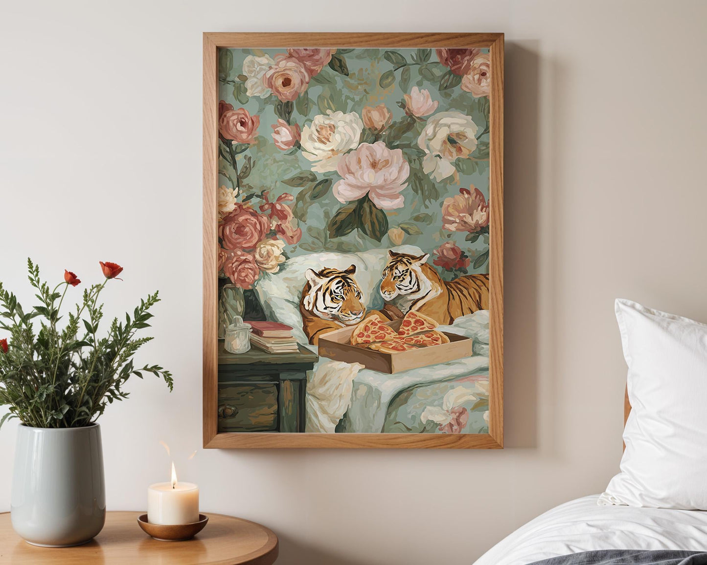 Dopamine Decor | Tiger Dopamine Decor Art