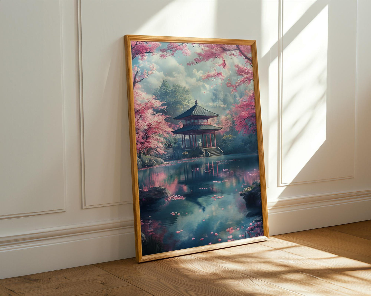 Japanese Wall Art | Japanese Cherry Blossom Print