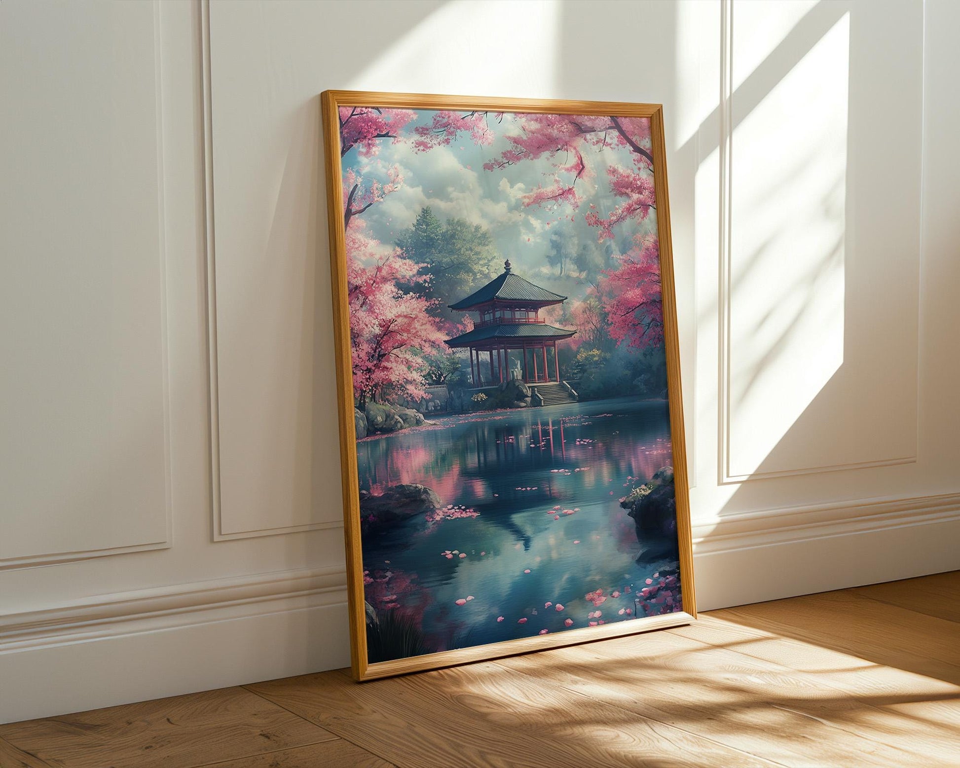 Japanese Wall Art | Japanese Cherry Blossom Print