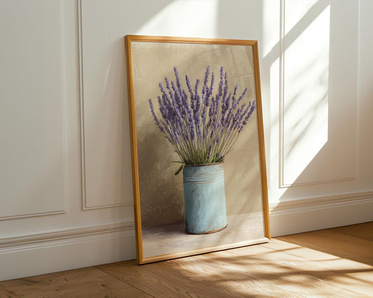 Flower Wall Decor | Lavender Flower Poster