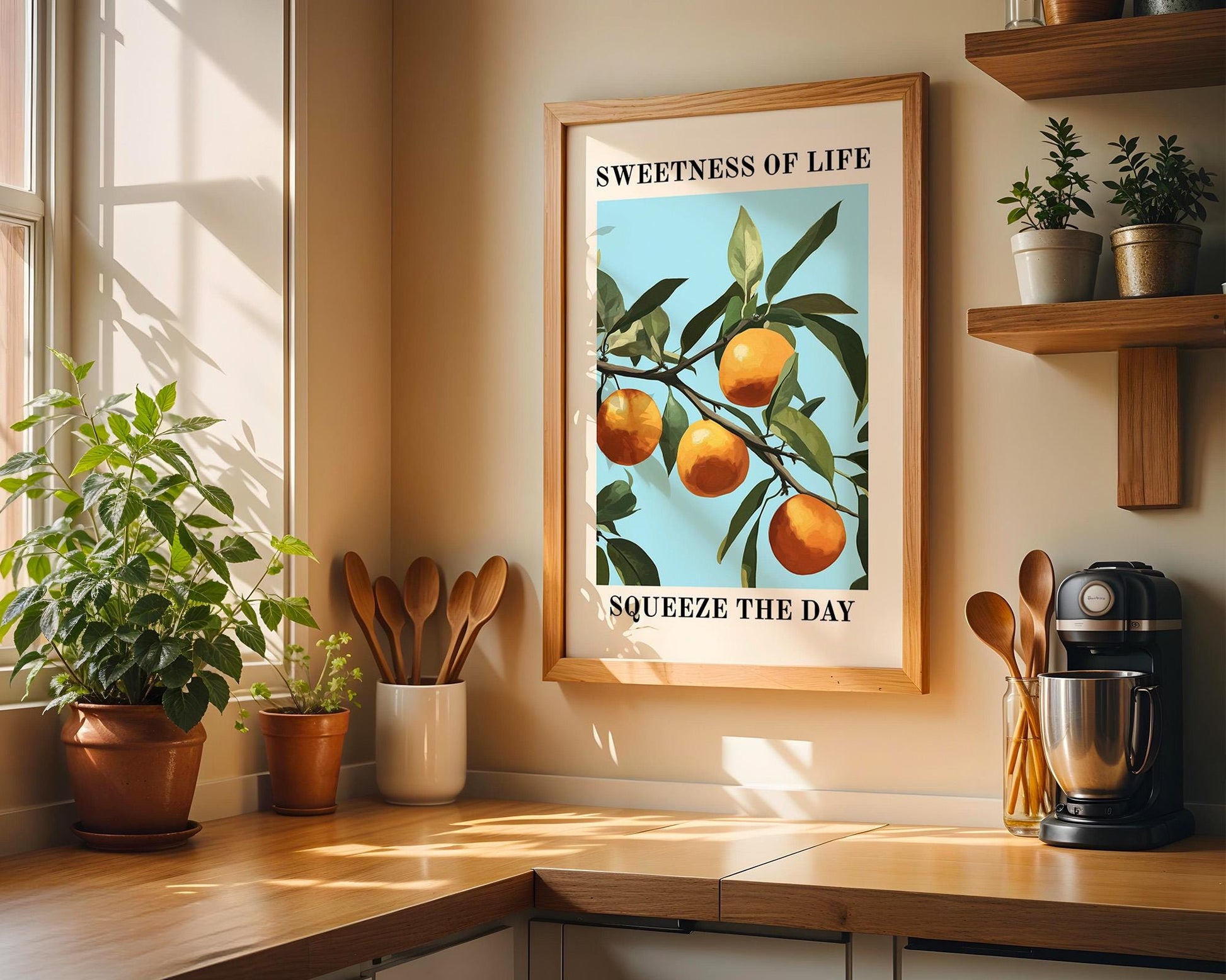 Kitchen Wall Art | Orange Tree Poster