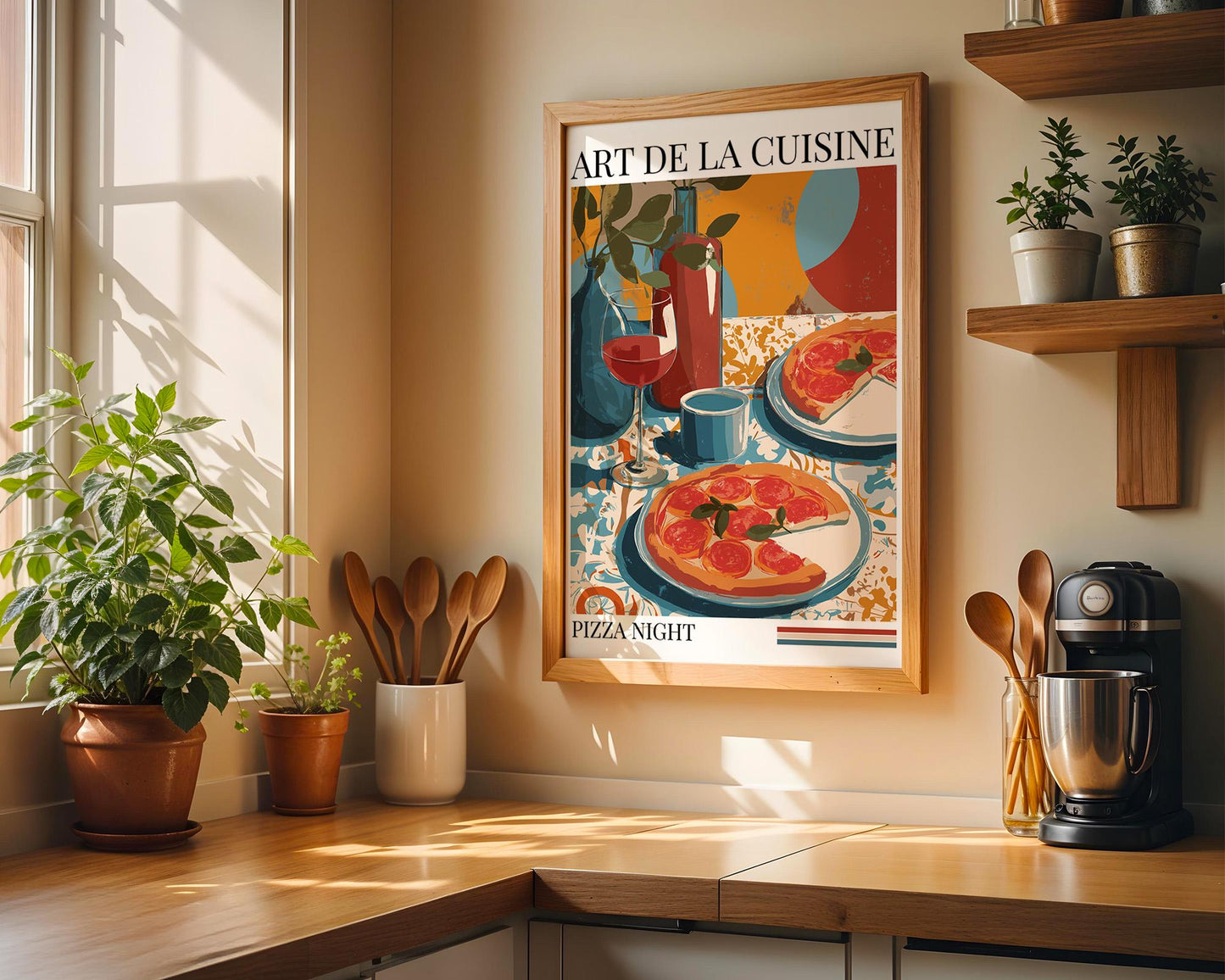 Kitchen Wall Art | Pizza Wall Art
