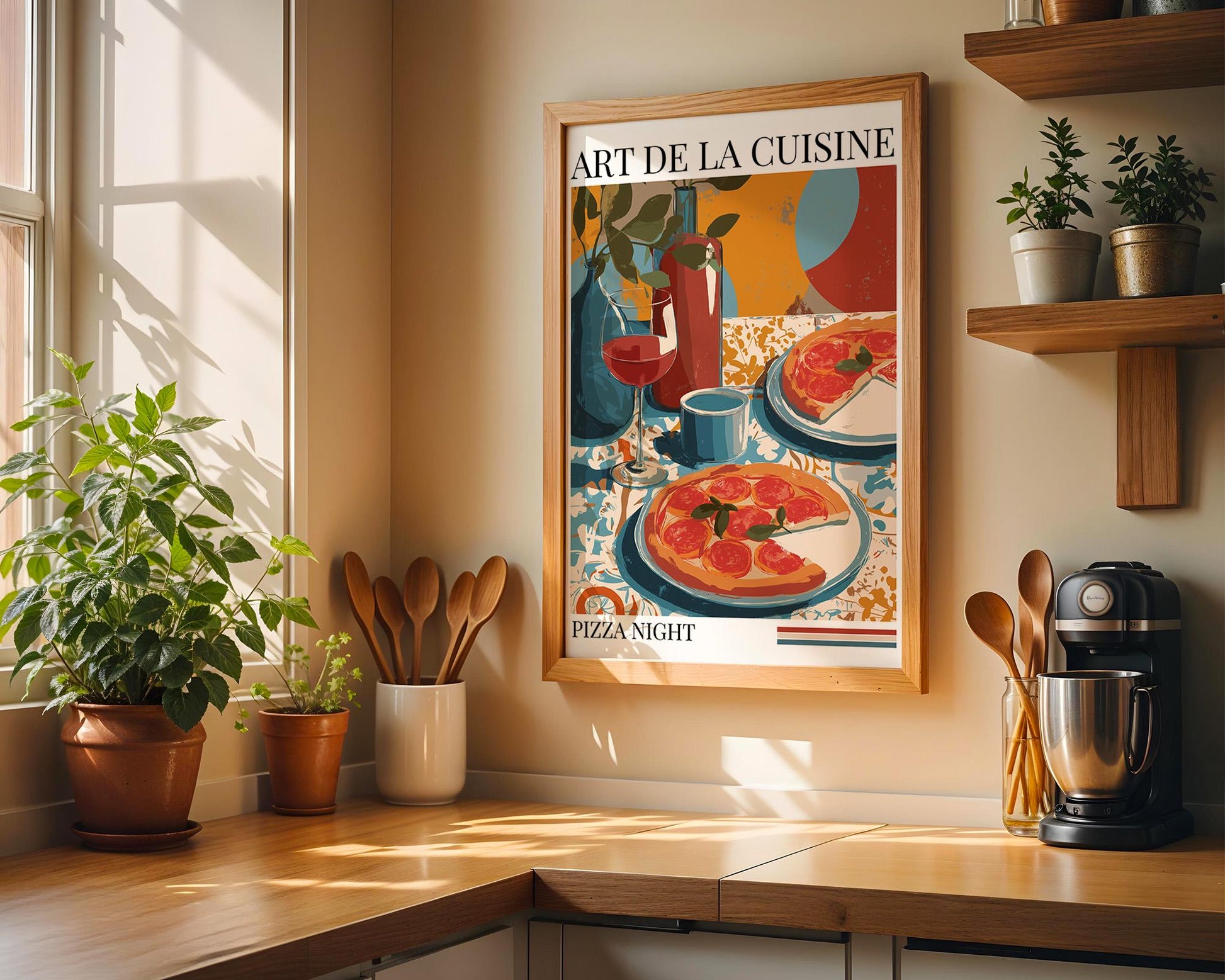 Kitchen Wall Art | Pizza Wall Art