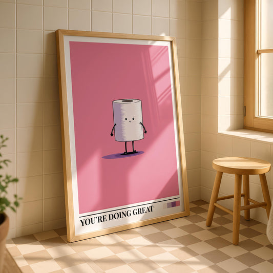 Bathroom Wall Art | Toilet Paper Wall Art