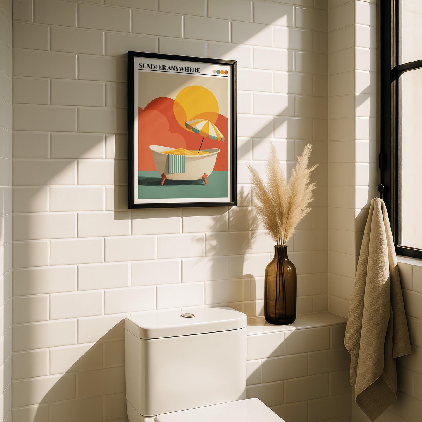 Bathroom Wall Art | Bold Dopamine Decor