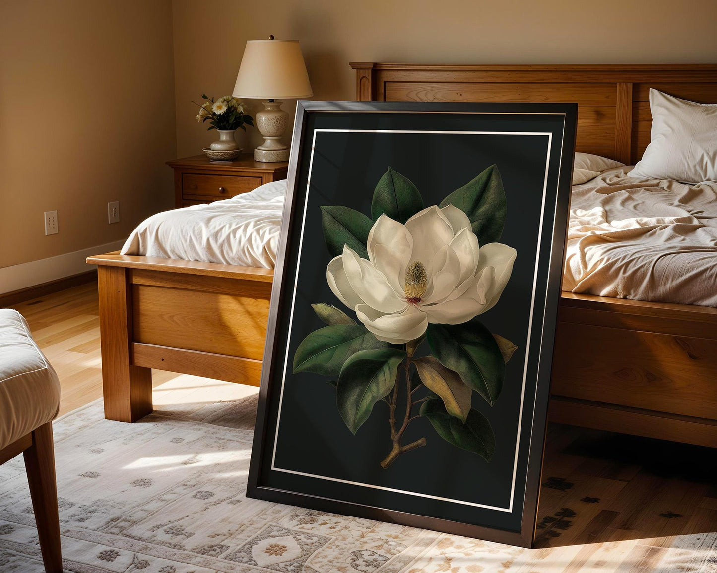 Flower Wall Decor | Magnolia Flower Art