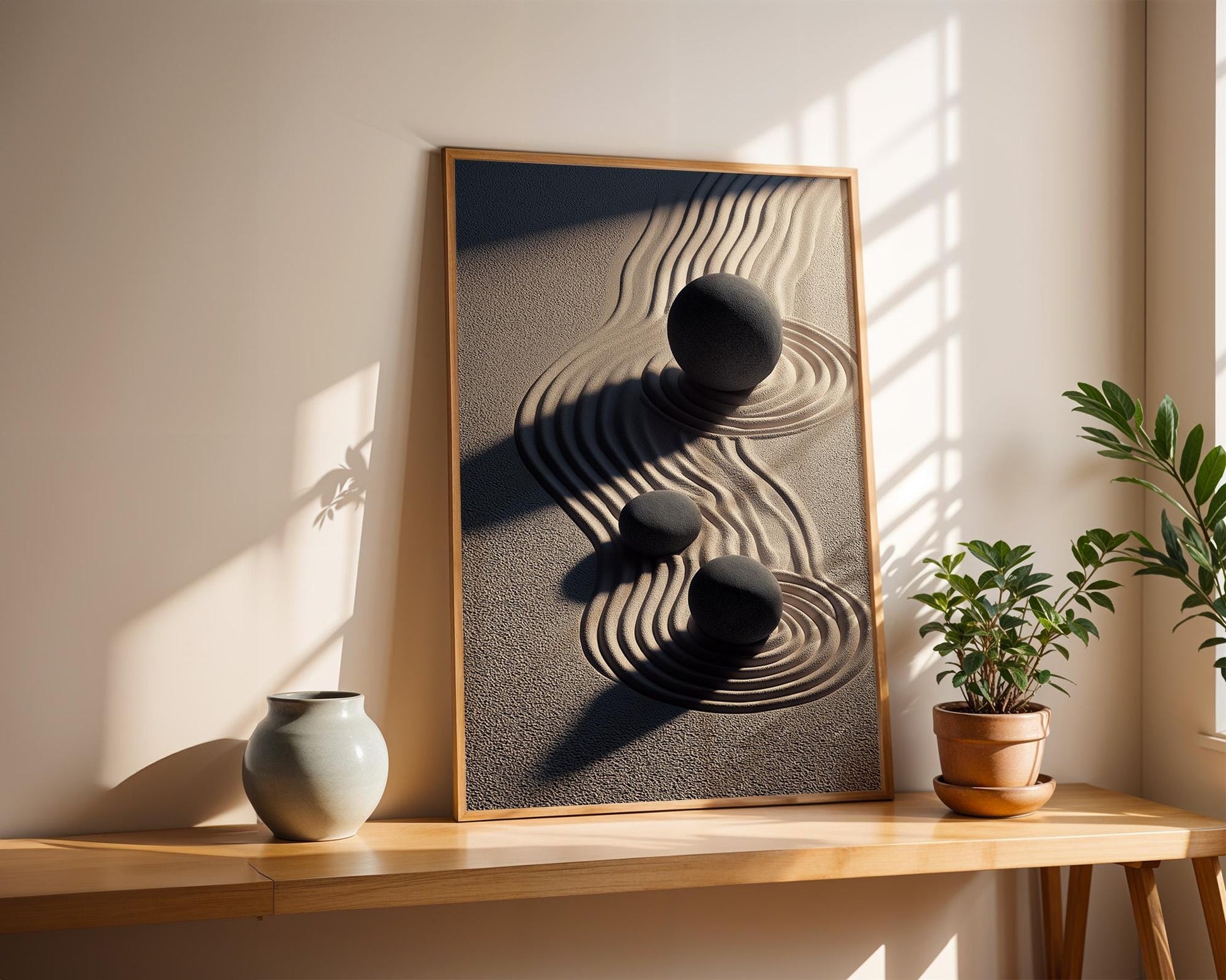 Japanese Wall Art Print | Retro Japanese Art Zen Decor