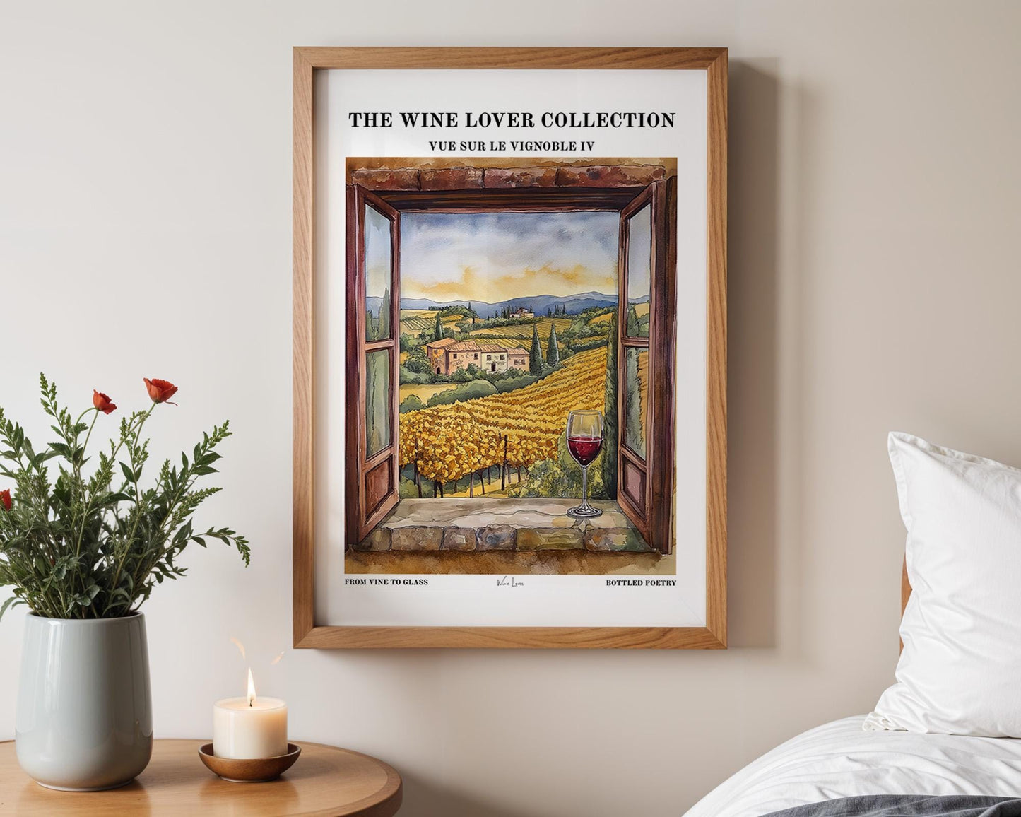 Kitchen Wall Art | Vineyard Art Print