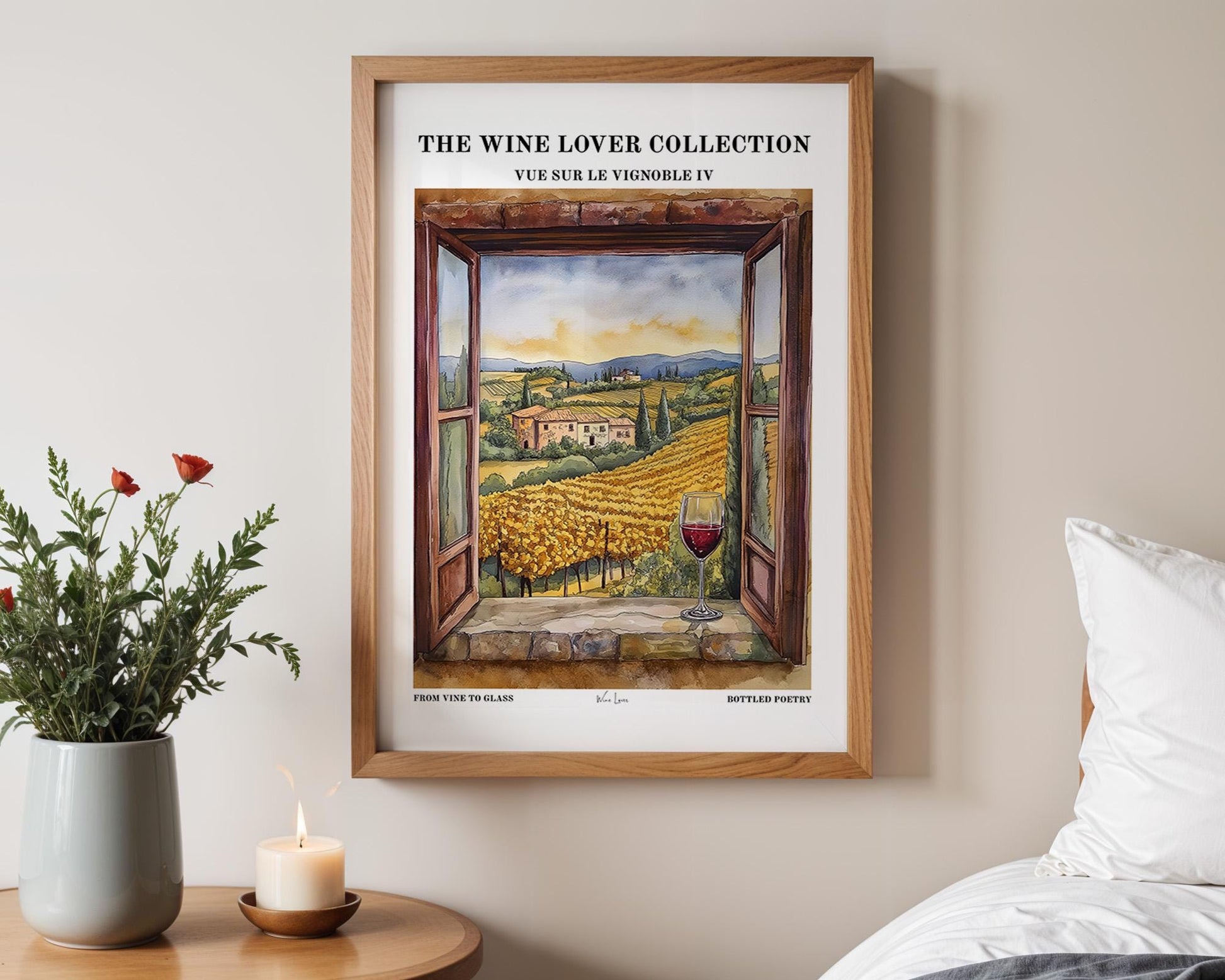Kitchen Wall Art | Vineyard Art Print