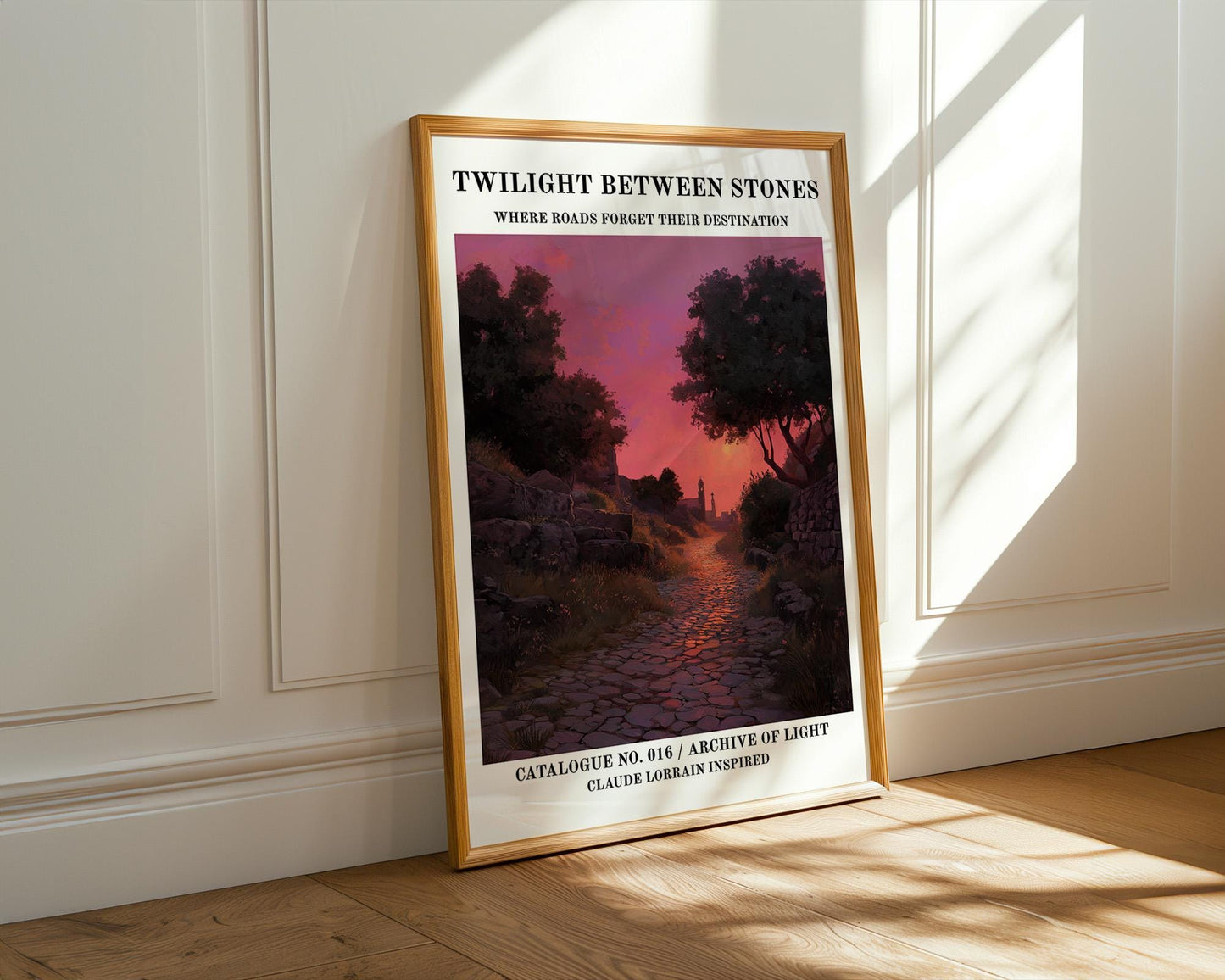 Gallery Wall Art | Claude Lorrain Inspired Poster