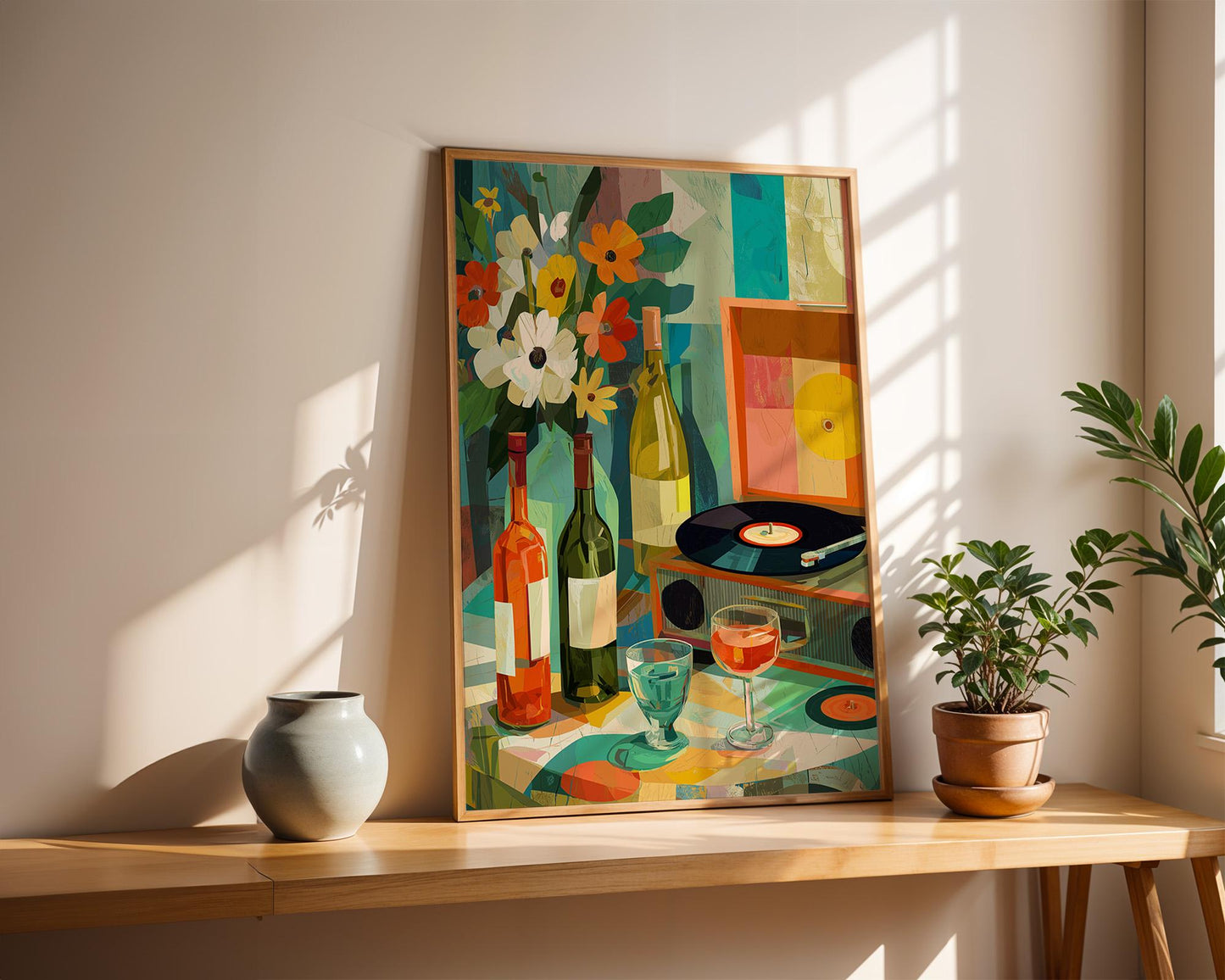 Dopamine Decor | Colorful Floral Abstract Boho Print