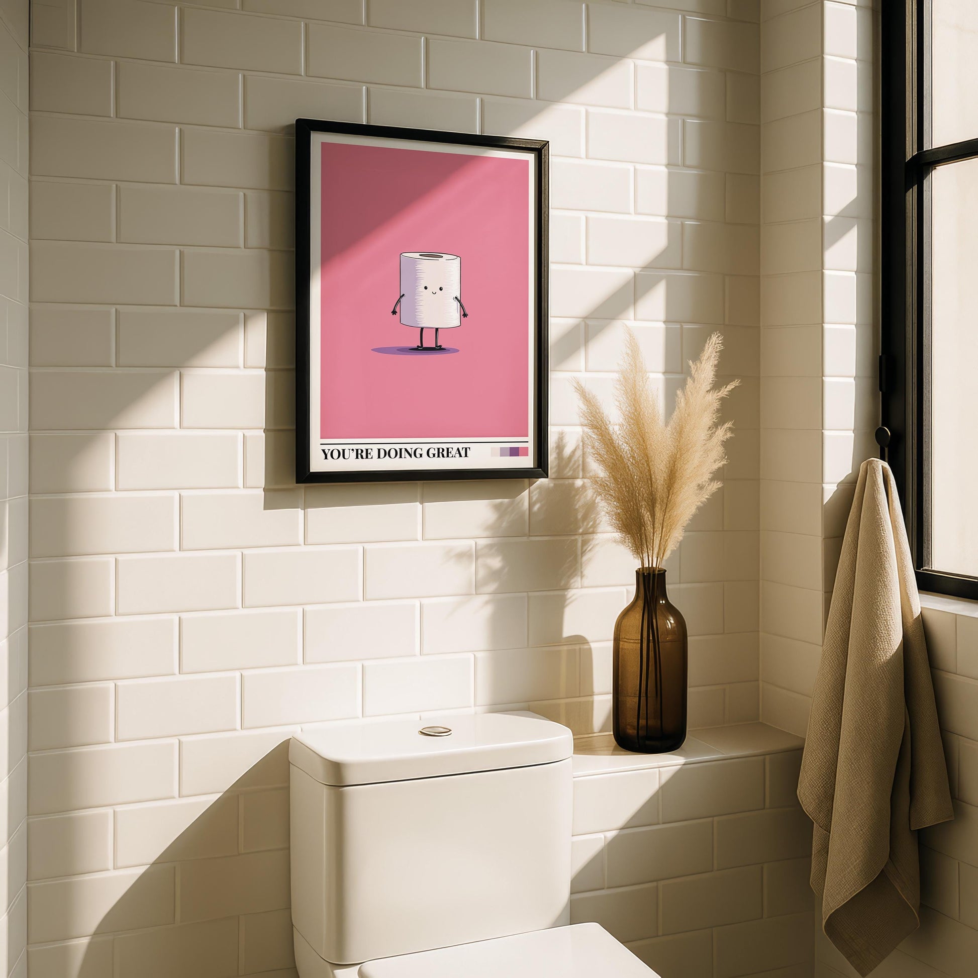 Bathroom Wall Art | Toilet Paper Wall Art