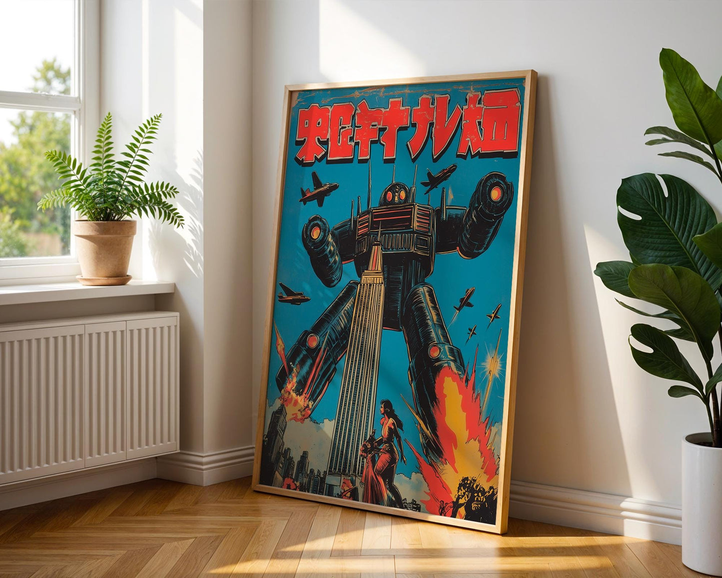Japanese Wall Art | Retro Mecha Anime Poster