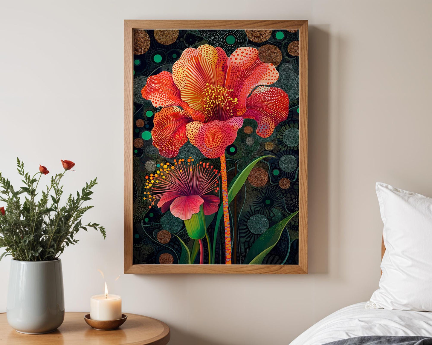 Japanese Wall Art | Japanese Floral Print