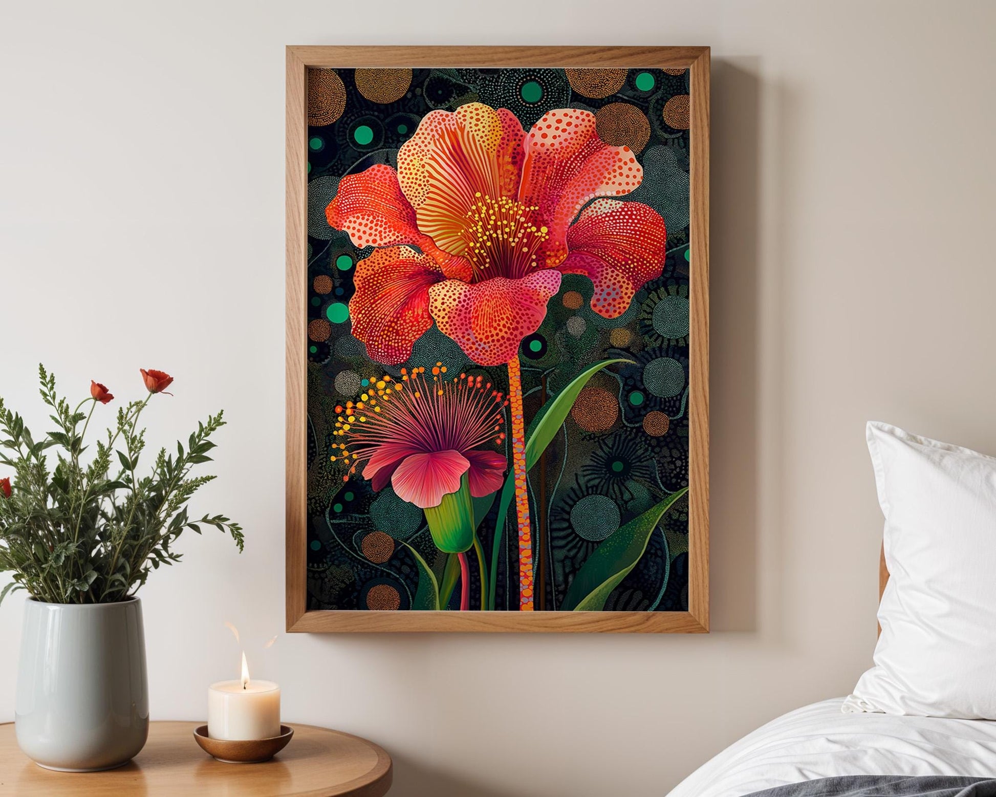 Japanese Wall Art | Japanese Floral Print